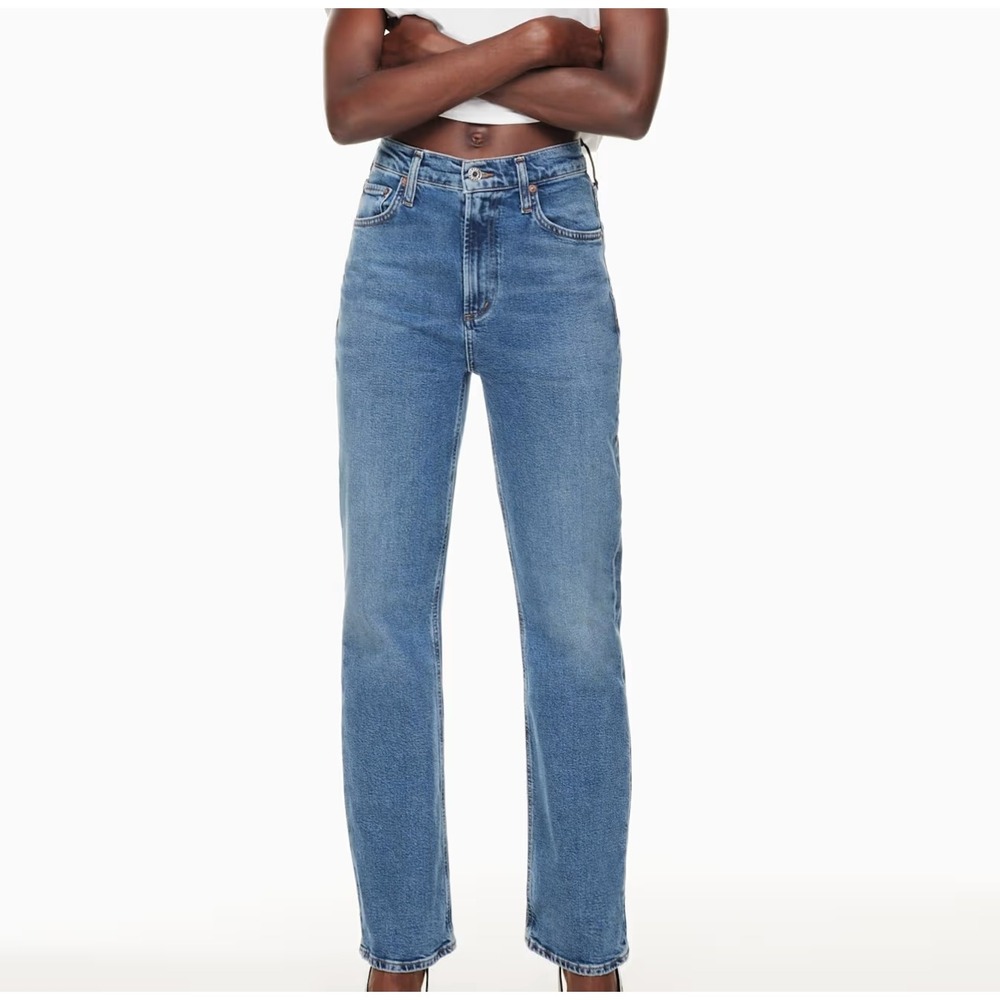 AGOLDE Valen High-Rise Bootcut Cotton Jeans Size 30